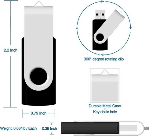 محرك أقراص فلاش USB سعة 32 جيجابايت 10 حزم، محركات أقراص USB 32 جيجابايت JBOS USB Memory Stick Swivel Gig Stick محركات أقراص فلاش 32 جيجابايت USB2.0 Pendrive، محركات أقراص الإبهام 10 حزم، محرك مضغوط، محرك القفز، 32 جيجابايت USB (ألوان مختلطة) in Kuwait