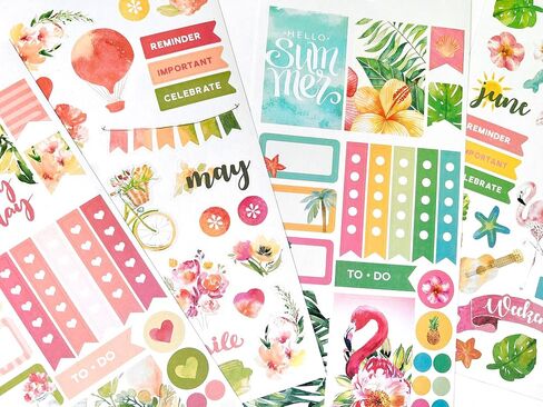 Paper House Productions Seasons Collection 30-Sheet 1200-Piece Celebrate Your Day Planner Sticker Folio for Planners, Journaling and Crafting in Saudi Arabia