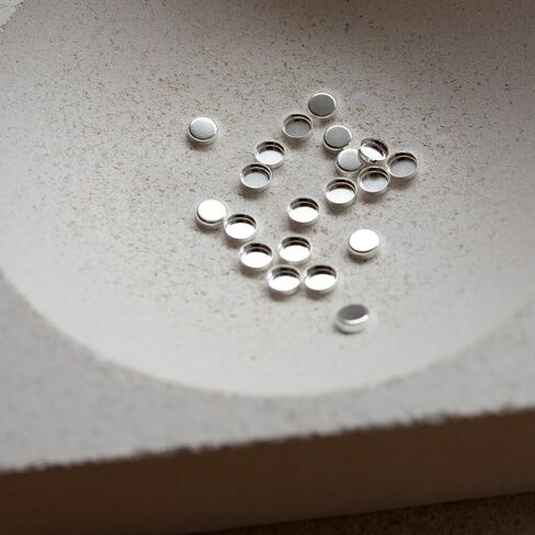 925 فضة استرلينية 3 مم - 10 مم / 12 مم / 15 مم / 20 مم كوب بإطار دائري للكابوشون والكريستال، إطار لتركيب الأحجار الكريمة، مثالي لصنع المجوهرات الخواتم والأقراط والمعلقات والمجوهرات المصنوعة يدويًا in Saudi Arabia