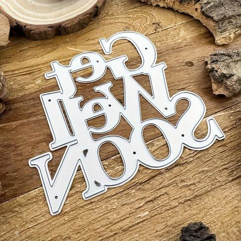 LZBRDY Best Wishes Words Embossing Metal Cutting Dies for Card Making and Scrapbooking, Arts Crafts Birthday Thanksgiving Christmas Die Cuts Stencil in Saudi Arabia