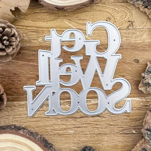 LZBRDY Best Wishes Words Embossing Metal Cutting Dies for Card Making and Scrapbooking, Arts Crafts Birthday Thanksgiving Christmas Die Cuts Stencil in Saudi Arabia