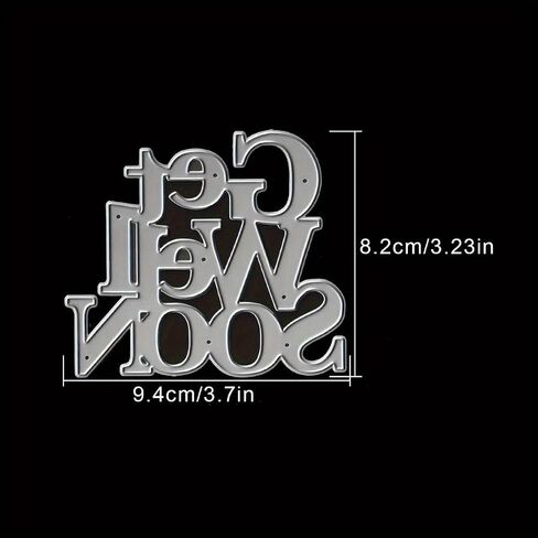 LZBRDY Best Wishes Words Embossing Metal Cutting Dies for Card Making and Scrapbooking, Arts Crafts Birthday Thanksgiving Christmas Die Cuts Stencil in Saudi Arabia