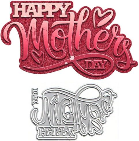 LZBRDY Best Wishes Words Embossing Metal Cutting Dies for Card Making and Scrapbooking, Arts Crafts Birthday Thanksgiving Christmas Die Cuts Stencil in Saudi Arabia