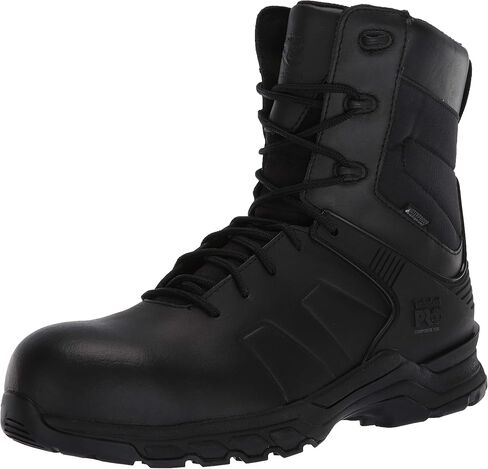 Timberland PRO Men's Hypercharge 8 Inch Composite Safety Toe Puncture Resistant Side-Zip Waterproof Tactical Duty Uniform Work in Saudi Arabia