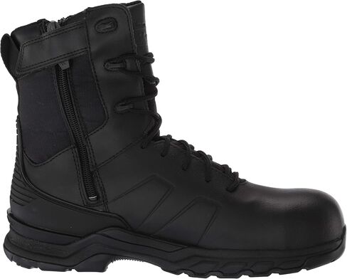 Timberland PRO Men's Hypercharge 8 Inch Composite Safety Toe Puncture Resistant Side-Zip Waterproof Tactical Duty Uniform Work in Saudi Arabia