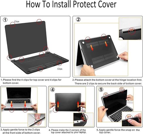 Compatible with MacBook Air 15 inch Case 2023 2024 Release M3 A3114 A2941 M2 Chip Durable Plastic Shell Case with Keyboard Cover & Mac OS Keyboard Sticker (Van Gogh Starry Sky) in Saudi Arabia