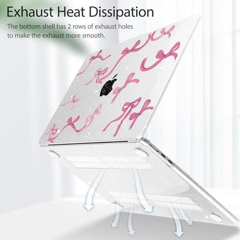 Compatible with M4 MacBook Air 13.6 inch A3240 Case 2025 2024 2023 2022 Release A2681 M2/ A3113 M3 with Touch ID & Retina Display, Plastic Hard Shell Case & Keyboard Cover, Floral C293 in Saudi Arabia