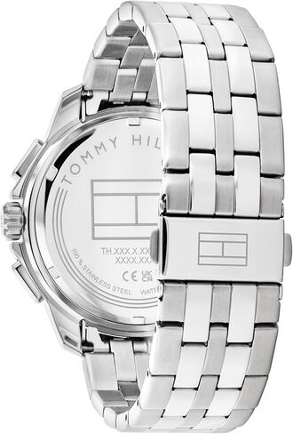 Tommy Hilfiger Classic Multi-Function Quartz Watch - Stainless Steel Wristwatch for Men - Water Resistant Up to 5 ATM/50 Meters - Premium Fashion for Everyday Wear - 44mm in Saudi Arabia