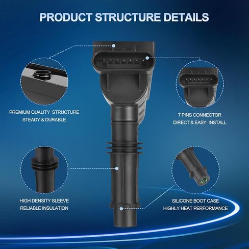 Ignition Coil Pack UF669 Replacement for Chevy Cruze Trax Volt Buick Encore ELR 2011-2019 1.4L Replaces# 55577898 55579072 in Kuwait