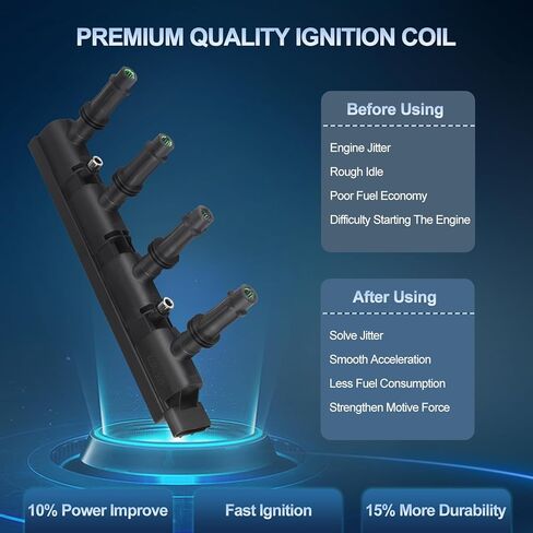 Ignition Coil Pack UF669 Replacement for Chevy Cruze Trax Volt Buick Encore ELR 2011-2019 1.4L Replaces# 55577898 55579072 in Kuwait