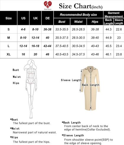 Kate Kasin Women's Long Sleeve V Neck Sweater Dress 2024 Fall Ribbed Knit Lapel Collar Slim Fit Bodycon Midi Dresses in Saudi Arabia