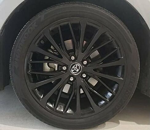 SlickMod Chrome Delete Blackout Vinyl Overlay for 2018-2020 Toyota Camry SE 18 inches Sport Wheel Rims (Gloss Black) in Saudi Arabia
