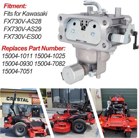 15004-1011 المكربن ​​مع استبدال فلتر الوقود لـ 15004-0930 15004-7082 15004-7051 يناسب FX730V-AS28 FX730V-AS29 FX730V-ES00 محرك رباعي الأشواط in Kuwait
