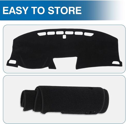 KUST غطاء لوحة القيادة للسيارة Honda CR-V CRV 2012-2016 اليد اليسرى للقيادة غير قابلة للانزلاق لوحة القيادة حصيرة الملحقات الداخلية لهوندا CRV CR-V مقاس مخصص داش حصيرة ظلة الزجاج الأمامي لا وهج أسود in Kuwait