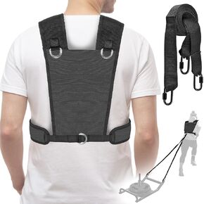 Dolibest Sled Harness for Fitness Resistance, sled Pull Harness, Adjustable Durable and Comfortable for Resistance Training in Kuwait