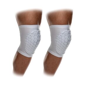 McDavid Hex Pads for Knees/Elbows/Shins, Moisture Wicking, Youth & Adult Sizes (1 Pair)