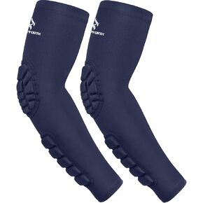 2PCS Padded Elbow Forearm Sleeves Compression Arm Protective Support