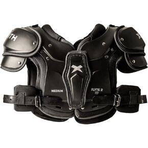 Xenith Youth Football Shoulder Pads - Flyte 2SF (Stretch) & Flyte 2TD (Traditional) - Lightweight, High-Impact Foam, Adjustable Buckle Straps- Protective Gear for All Positions