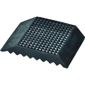 CHAMPRO 1" Heavy-Duty Rubber Field Goal Football Tee, Black