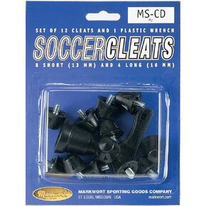 Markwort Football/Soccer Cleat Poly and Wrench, Black