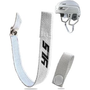 YourLastStrap Hockey Helmet Chin Strap with Stainless Steel Snaps | Ice Hockey Chin Strap Replacement Parts | Loop Repair Kit