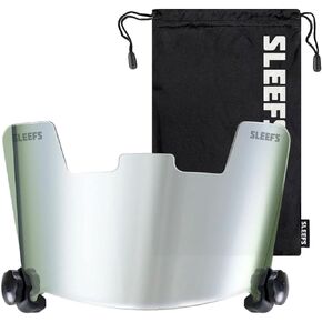 SLEEFS Silver Color Tinted Football Helmet Eye-Shield Visor