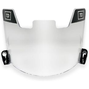 TD Sports Football Visor | Fits Kids, Youth, and Adult Helmets | Eye Protection for Helmet and Facemask