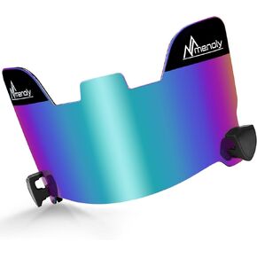 MENOLY Football Visor, Youth Football Helmet Visor, Scratch Resistant, UV Block, Facial Protection Visor for Football Helmet