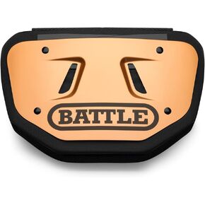 Battle Sports Back Bone Plate - Football Back Plate, Rear Lower Back Protector Hard Outer Shell & Contoured Foam, High-Impact Protection Football Gear