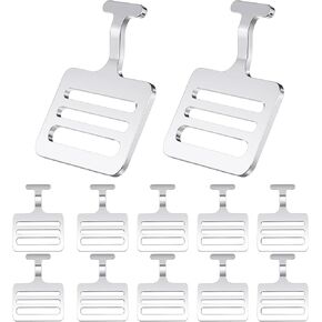 Dunzy Shoulder Pad T Hook Football Pad T Hook, Silver