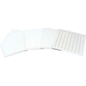 Champro Base Set - 4 Waffle Bottom Rubber Baseball, Softball, Kickball Throw Down Style Bases, Small (B026B) WHITE