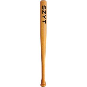 25 inch, 29 inch, 33 inch Wood Baseball Bat Self-Defense Softball Bat Home Defense Lightweight Yellow