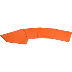 Champro Throw Down Rubber Bases, Set of 4 (Orange)