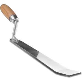 Baseball Dig Out Tool Tough Anchor Clean Out Tool with Wood Handle Sturdy Thicker Steel Base Anchor Digout Tool to Clean The Dirt Out of Bases