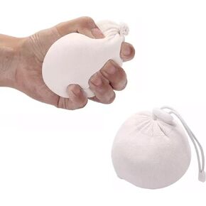 2 Bags Strong Refillable Chalk Ball, Each Ball has 65 g (2.3 oz) Capacity, Fine Soft for Athletic Chalk Ball Comes Full Good for Rock Climbing, Gym Workouts
