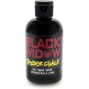 Spider Chalk Black Widow Liquid Chalk For Weightlifting, Powerlifting, Gym. Lab-Grade, Safe Ingredients, Made in the USA