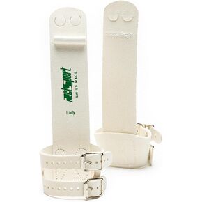Reisport Women's Gymnastic Grips Double Buckle Uneven Bar Grips, No Slip Fit, XX-Small, Small, Medium, Large, Women and Girls Gymnastics Training, Special Leather, Long Lasting, Safe Grip
