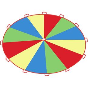 Parachute Kids Play 12 Feet with 12 Handles for 8 12 Kids Game Kids Party Game