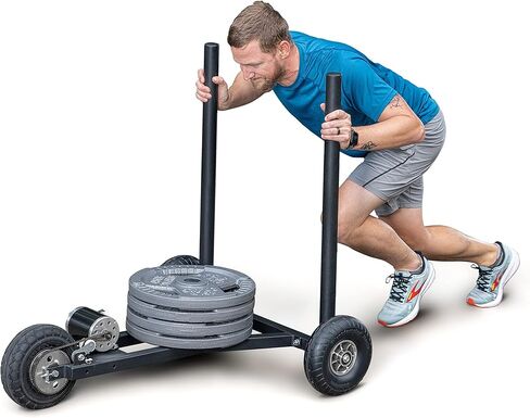 ANYTHING SPORTS Premium Push Sled with Automatic Resistance in Kuwait