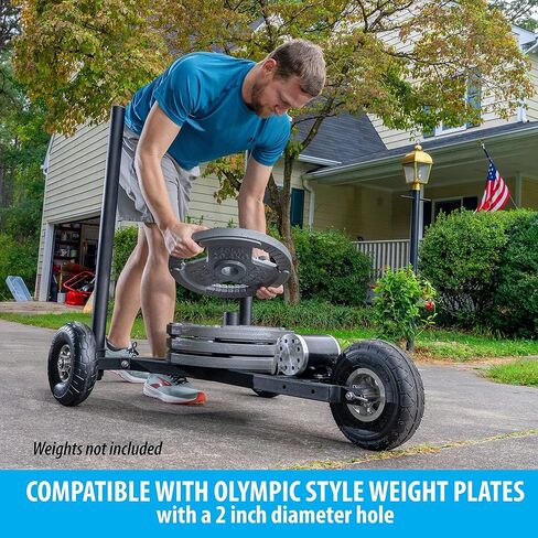 ANYTHING SPORTS Premium Push Sled with Automatic Resistance in Kuwait
