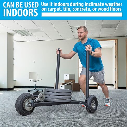 ANYTHING SPORTS Premium Push Sled with Automatic Resistance in Kuwait