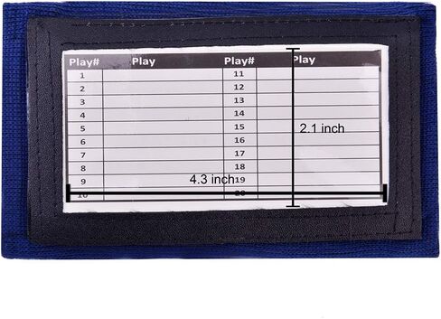 (10 عبوات) مدرب المعصم Careworx - سوار معصم Playbook (للشباب أو البالغين) مع نوافذ ثلاثية - رائع للعب واللمس ورفع العلم لكرة القدم in Kuwait