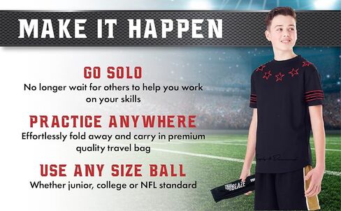 True Strike Pro Football Kicking Tee - The Ultimate Football Kicking Stand Football Tee Holder Compatible with All Ball Sizes - Unleash Your Kicking Potential for Football Field Goal Mastery in Kuwait