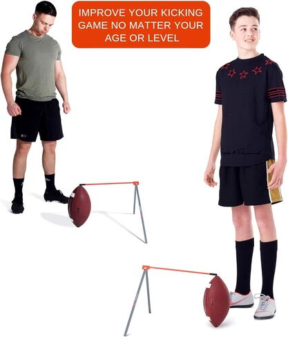 True Strike Pro Football Kicking Tee - The Ultimate Football Kicking Stand Football Tee Holder Compatible with All Ball Sizes - Unleash Your Kicking Potential for Football Field Goal Mastery in Kuwait