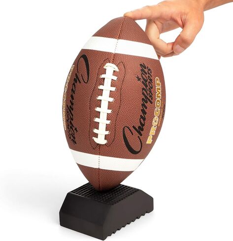 تيشيرت Champion Sports Extra-Point Kicking لممارسة ركلة البداية، 2 بوصة باللون الأسود - تي شيرت حامل الكرة لكرات القدم - كتلة الركل والإكسسوارات للبالغين والأطفال والمدربين in Saudi Arabia