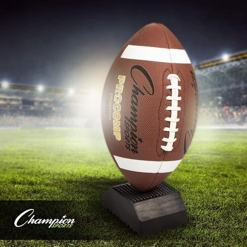 تيشيرت Champion Sports Extra-Point Kicking لممارسة ركلة البداية، 2 بوصة باللون الأسود - تي شيرت حامل الكرة لكرات القدم - كتلة الركل والإكسسوارات للبالغين والأطفال والمدربين in Saudi Arabia