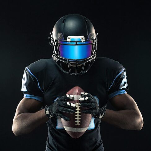 TD Sports Football Visor | Fits Kids, Youth, and Adult Helmets | Eye Protection for Helmet and Facemask in Saudi Arabia