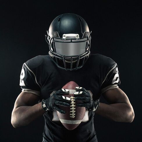 TD Sports Football Visor | Fits Kids, Youth, and Adult Helmets | Eye Protection for Helmet and Facemask in Saudi Arabia