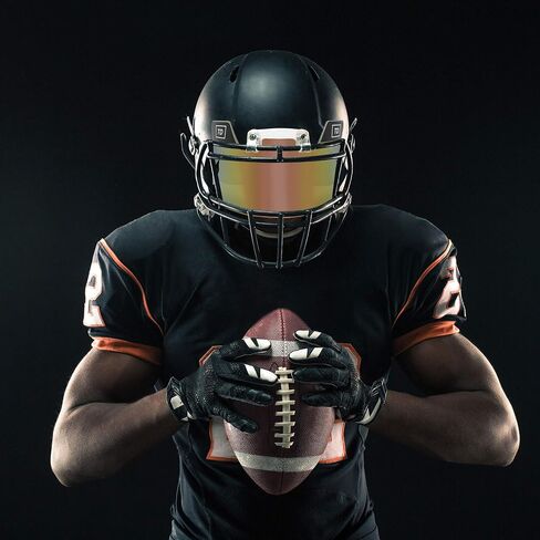 TD Sports Football Visor | Fits Kids, Youth, and Adult Helmets | Eye Protection for Helmet and Facemask in Saudi Arabia