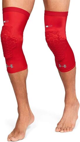 Under Armour Basketball Hex Pad Leg Sleeve, Compression Sleeve with Hex Pad Technology-Basketball,Football,Volleyball & More in Kuwait